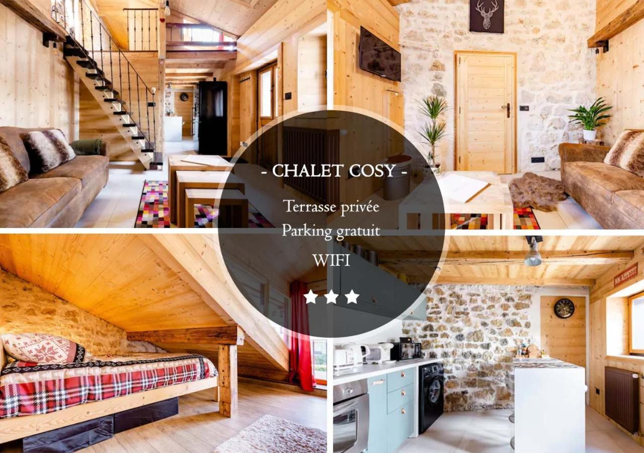 Chalet Annecy 200M Lac, Plage & Montagnes 外观 照片