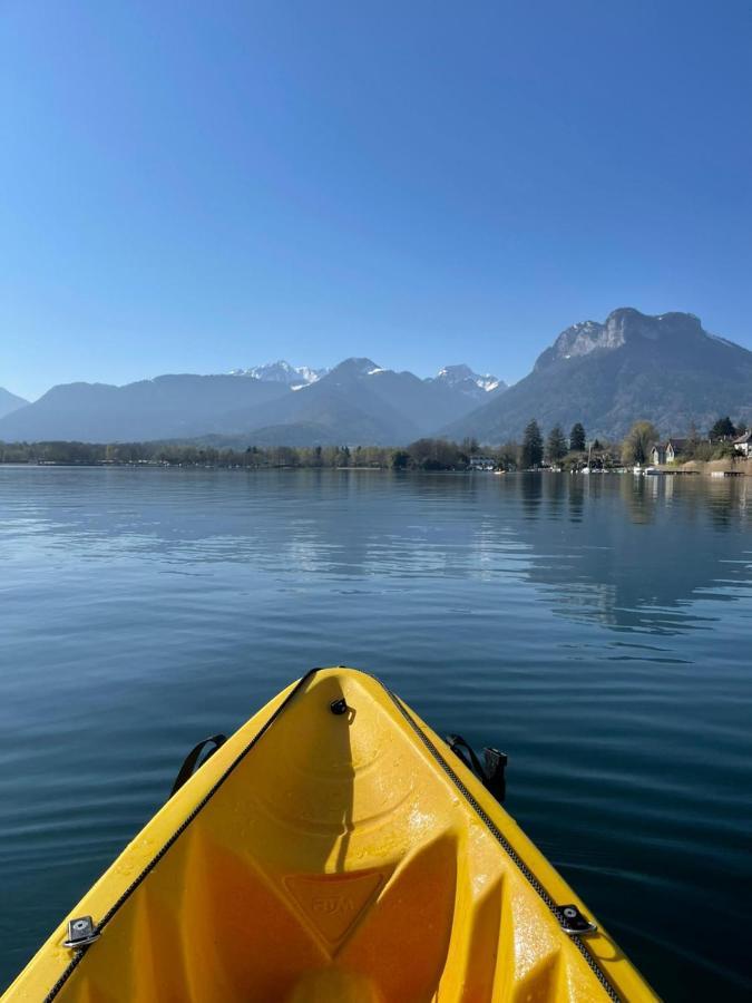 Chalet Annecy 200M Lac, Plage & Montagnes 外观 照片
